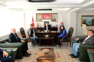 Ezginur Türkmen'den Bafra Belediye Başkanı'na Ziyaret