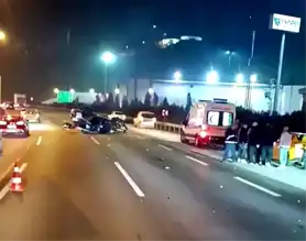 TEM Otoyolu'nda Ölümcül Kaza: 1 Ölü, 1 Yaralı