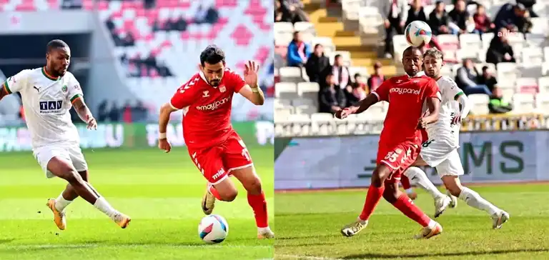 Sivasspor-Alanyaspor Maçı 1-1 Berabere Bitti
